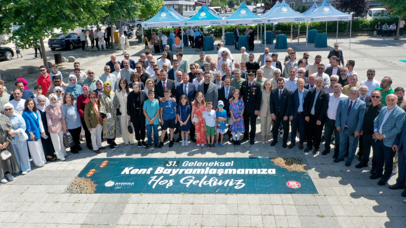 BAŞİSKELE, GELENEKSEL KENT BAYRAMLAŞMASI´NDA BULUŞTU